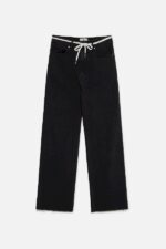 Scuffers Perfect Black Jeans Pants Front | CG0-06821