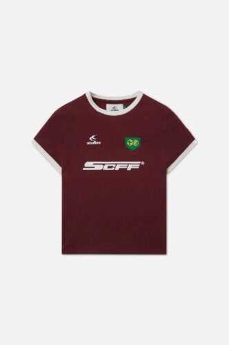 Scuffers Block T-Shirt Red Front | NV1-79864