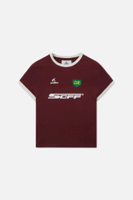 Scuffers Block T-Shirt Red Front | NV1-79864