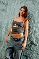 Scuffers Briz T-Shirt Dark Grey Full Look | LO1-23816