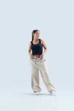 Scuffers Sports Tech Pants Beige Full Look | YP3-83640