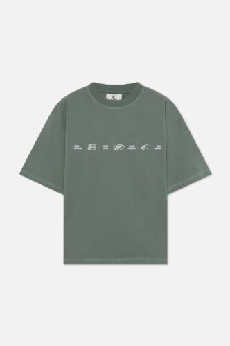 Scuffers 7 Logo T-Shirt Green | MF4-93028
